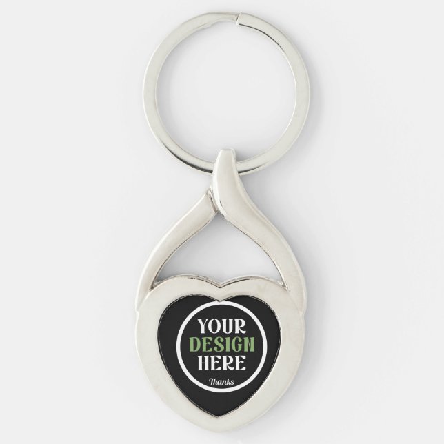 Personalized, Elegant, Classic, Wedding Gifts Keychain (Front)