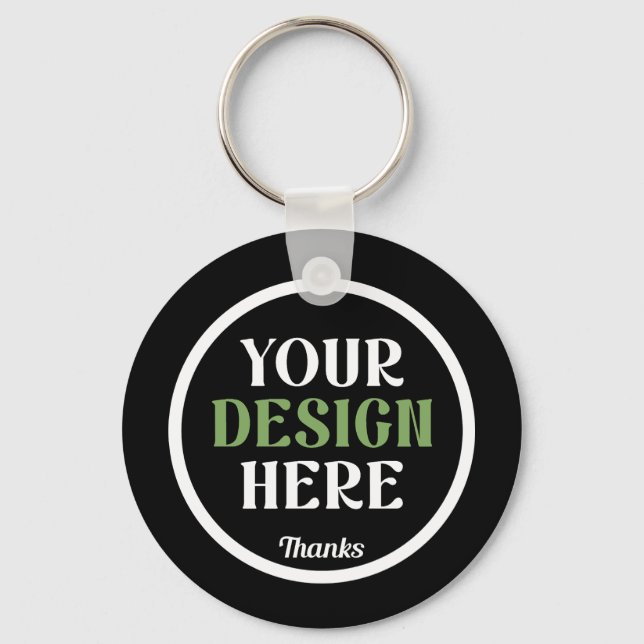 Personalized, Elegant, Classic, Wedding Gifts Keychain (Front)