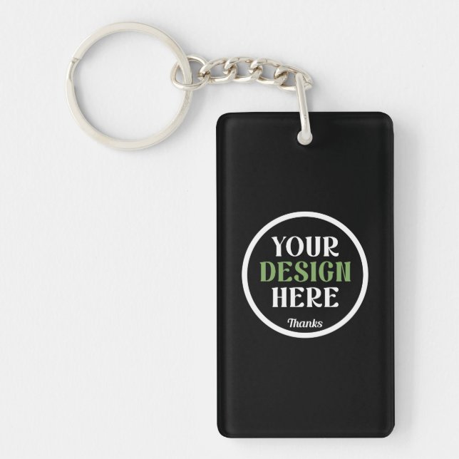 Personalized, Elegant, Classic, Wedding Gifts Keychain (Front)