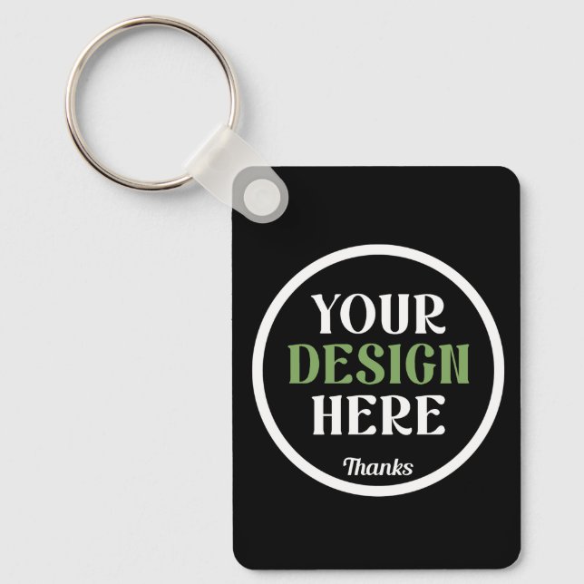 Personalized, Elegant, Classic, Wedding Gifts Keychain (Front)