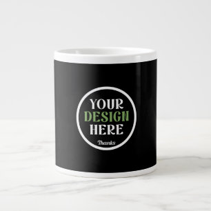 Personalized, Elegant, Classic, Wedding Gifts Large Coffee Mug