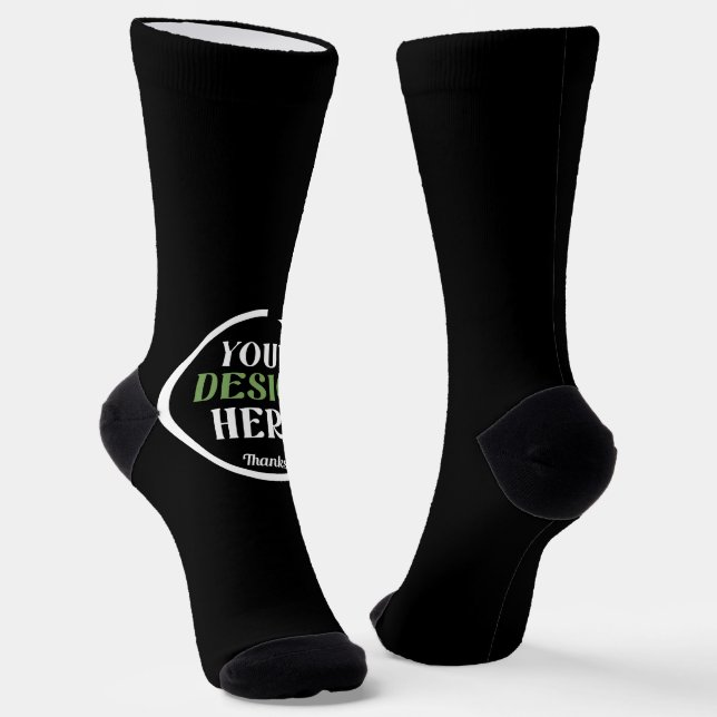 Personalized, Elegant, Classic, Wedding Gifts Socks (Angled)
