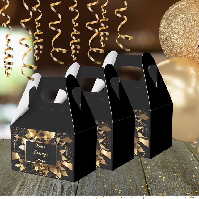 Personalized Elegant Gold Favor Box (Creator Uploaded)