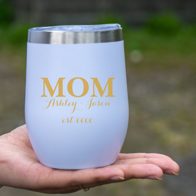 Personalized elegant gold mom est mother's day (Creator Uploaded)