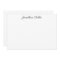 Personalized Elegant Handwritten Script Text Flat