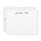 Personalized Elegant Handwritten Script Text Flat