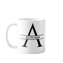 Personalized Elegant Initial Letter A