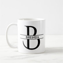 Personalized Elegant Initial Letter B