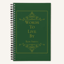 Personalized Elegant Journal for Quotes