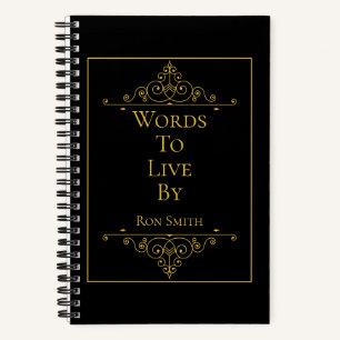 Personalized Elegant Journal for Quotes