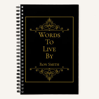 Personalized Elegant Journal for Quotes