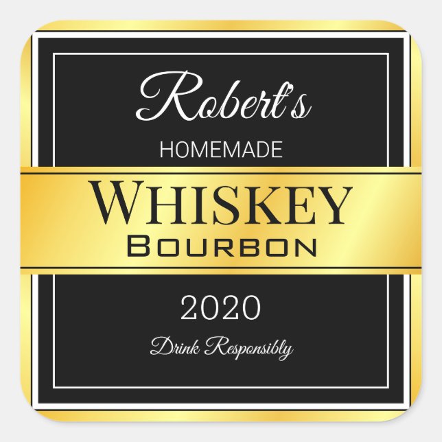 Personalized Elegant Label (Front)