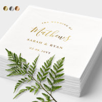 Personalized Elegant Last Name Wedding