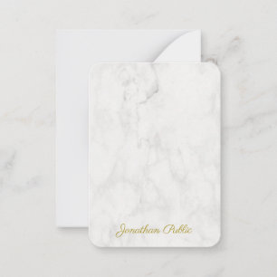 Personalized Elegant Marble Template Monogram Name