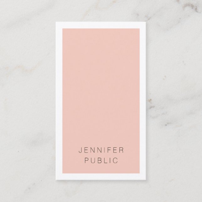 Personalized Elegant Minimalist Modern Simple Business Card (Front)
