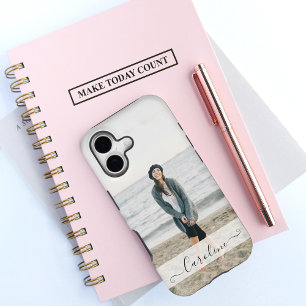 Personalized Elegant Modern Photo and Name