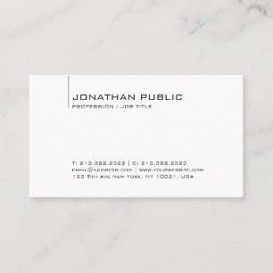 Personalized Elegant Modern Professional Template Business Card