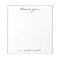 Personalized Elegant Modern Script Thank You
