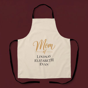 Personalized Elegant Mom Apron