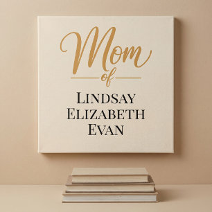 Personalized Elegant Mom Poster