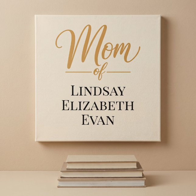 Personalized Elegant Mom Poster (Creator Uploaded)