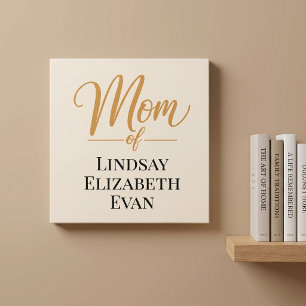 Personalized Elegant Mom Poster