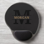 Personalized Elegant Monogram and Name Gel Mouse Pad<br><div class="desc">Add a touch of elegance to your daily essentials with this personalized monogram and name product. Featuring a refined design and customizable details, it combines sophistication and functionality. Whether for personal use or as a thoughtful gift, this item showcases a stylish monogram and your chosen name, making it uniquely yours....</div>