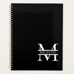 Personalized Elegant Monogram and Name Planner
