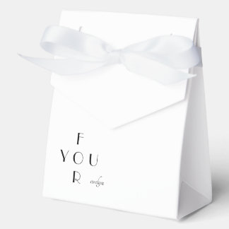 Personalized Elegant Monogram Favour Box