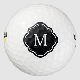 Personalized   Elegant Monogram Golf Balls