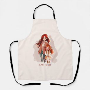 Personalized Elegant Mother and Daughter Apron