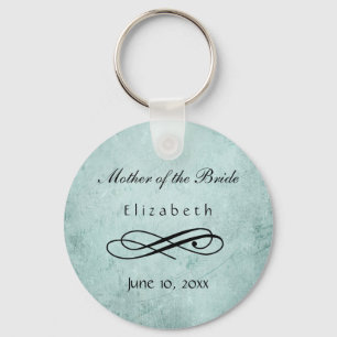 Personalized Elegant Name Wedding Favour Keychain