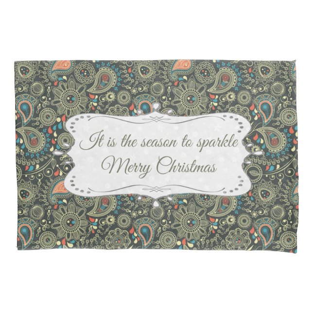 Personalized Elegant  Pattern Pillowcase (Front)