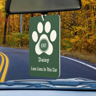 Personalized Elegant Pet Paw Dog Love Funny Gift Air Freshener