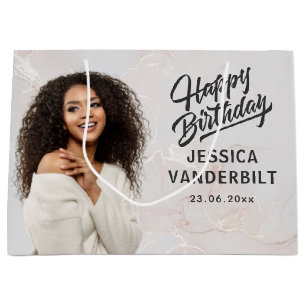 Personalized Elegant Photo Gift Bag