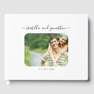 Personalized Elegant Photo Guest Book