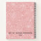 Personalized Elegant Pink Glitter Sketchbook