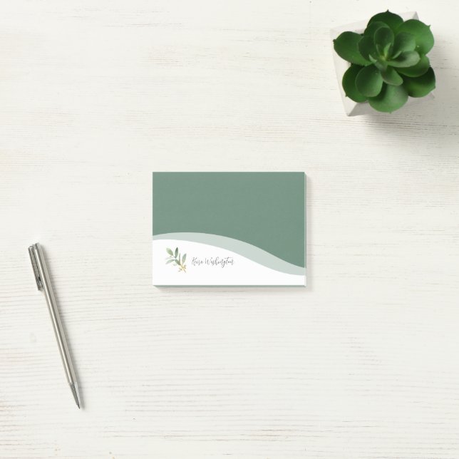 Personalized Elegant Post-it Notes (Office)