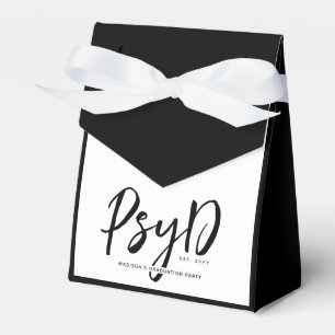 Personalized Elegant PsyD Doctor of Psychology Favor Box