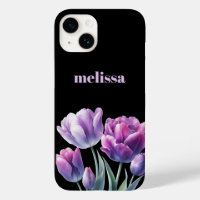 Personalized Elegant purple Monogram