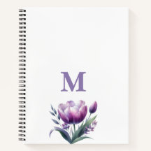 Personalized Elegant purple Monogram