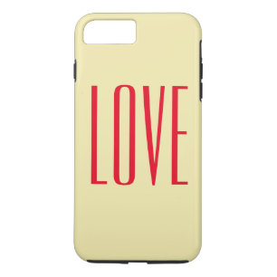 Personalized Elegant Red Love iPhone 8 Plus/7 Plus Case