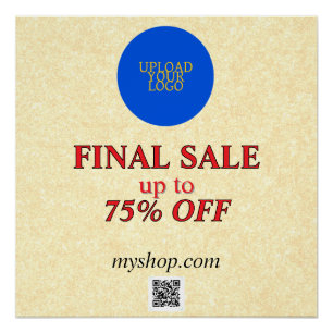 Personalized Elegant Sales Poster
