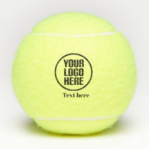 Personalized Elegant Script Name Business corporat Tennis Balls