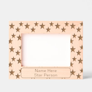 Personalized Elegant Stars Etched Frames