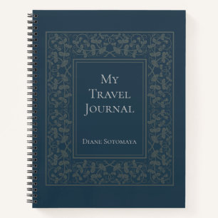Personalized Elegant Travel Journal