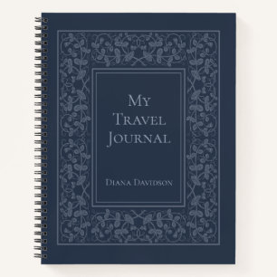 Personalized Elegant Travel Journal