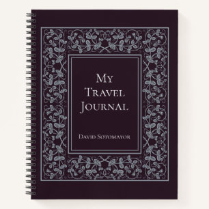 Personalized Elegant Travel Journal