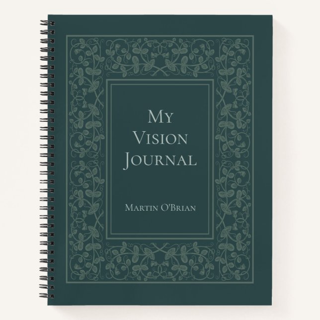 Personalized Elegant Vision Journal (Front)