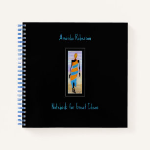 Personalized, Elegant Walker Spiral Notebook